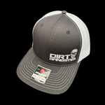 DIRT GANGSTER SKULL WHITE/BLACK SNAP BACK