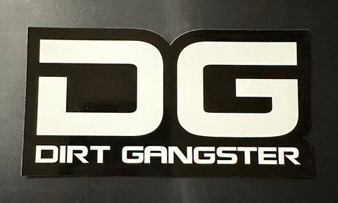 White Dirt Gangster Sticker