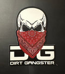 Maroon Bandana DG Sticker