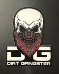 Black Bandana DG Sticker