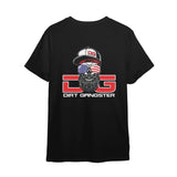 BEARDED RED, WHITE, & BLUE DG SKULL